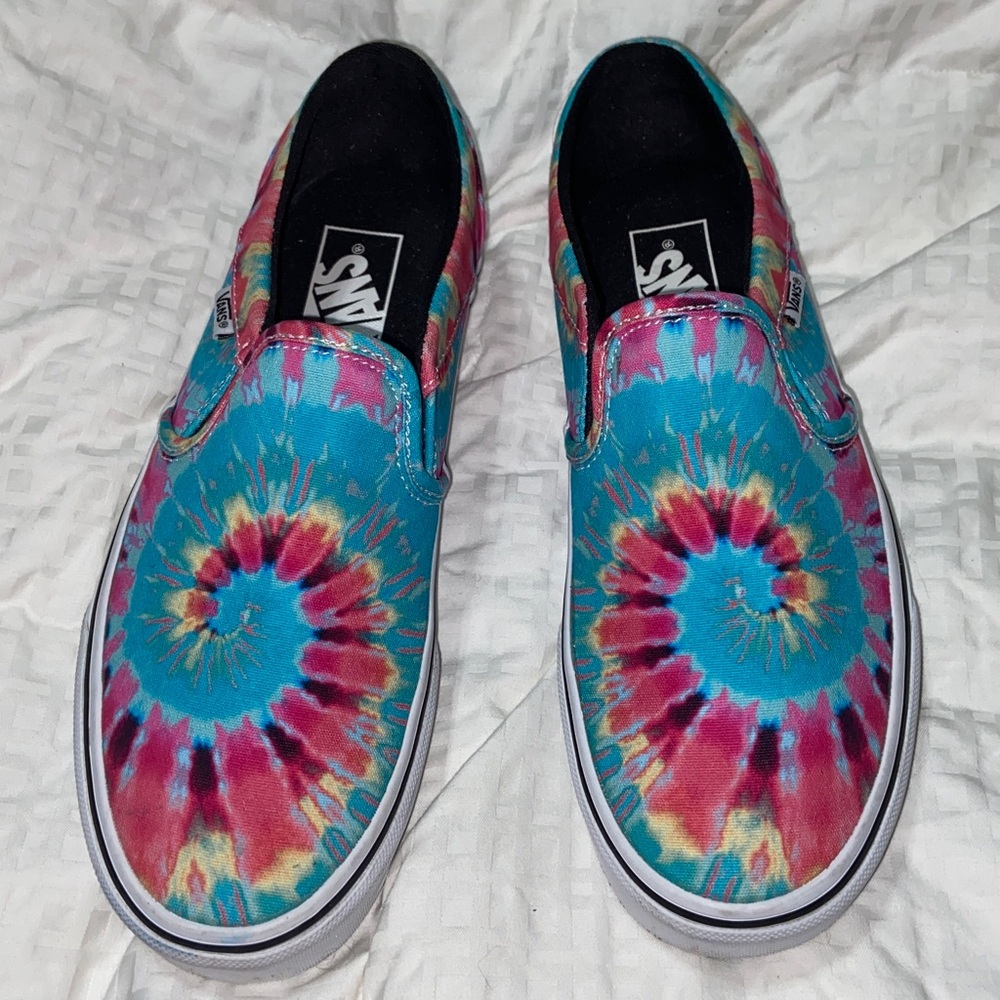 Like new vans Asher tie dye slip on - Picture 5 of 13